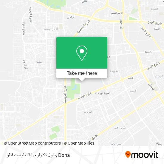 حلول تكنولوجيا المعلومات قطر map