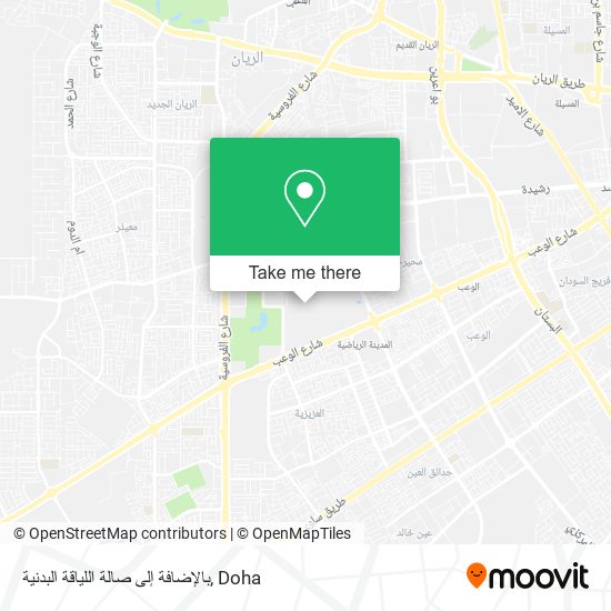 بالإضافة إلى صالة اللياقة البدنية map