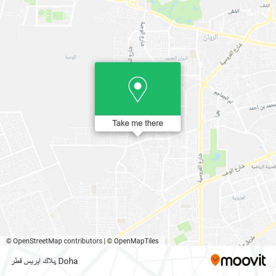 بلاك ايريس قطر map