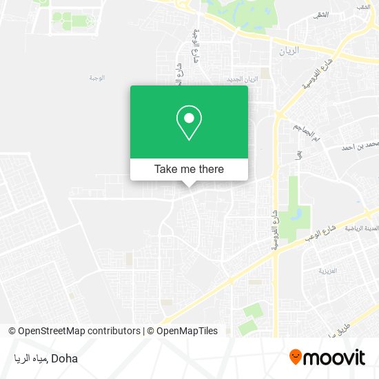 مياه الريا map