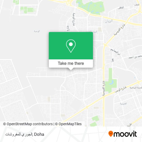 الجوري للمفروشات map