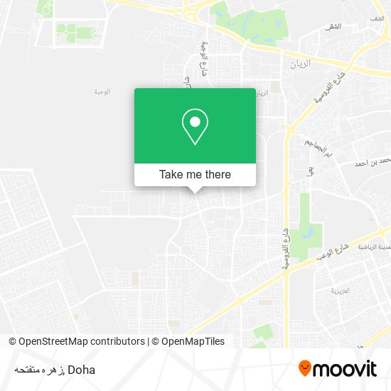 زهره متفتحه map