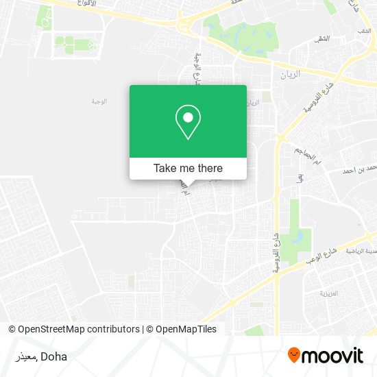 معيذر map