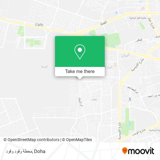 محطة وقود وقود map