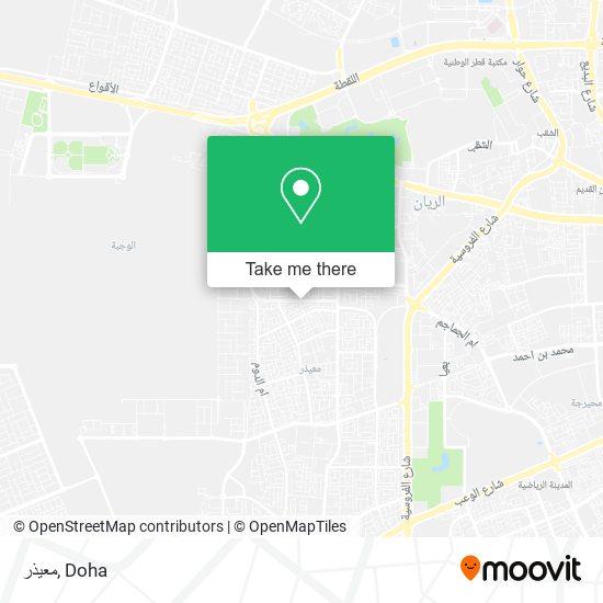 معيذر map