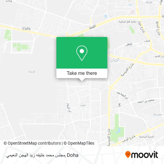 مجلس محمد خليفه زيد الهجن النعيمي map