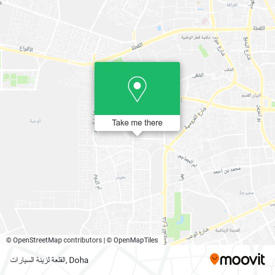 القلعة لزينة السيارات map