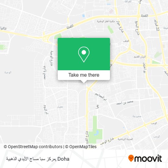 مركز سبا مساج الأيدي الذهبية map