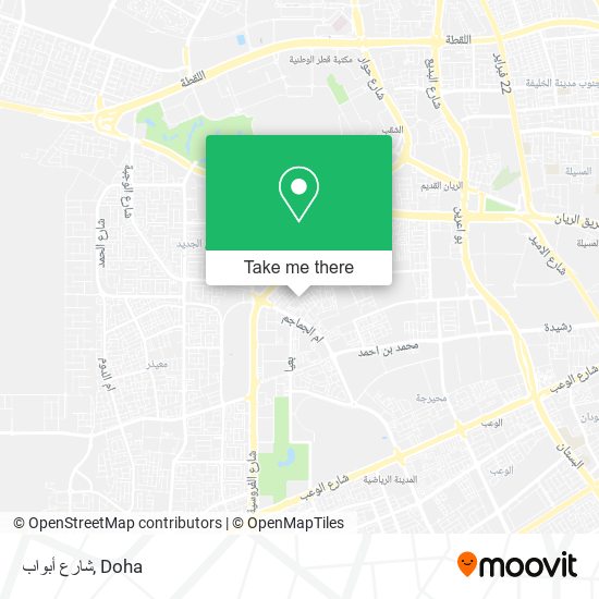 شارع أبواب map