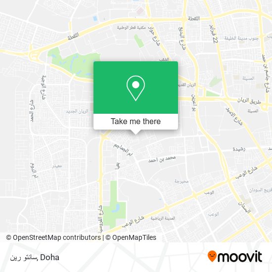 سانتو رين map