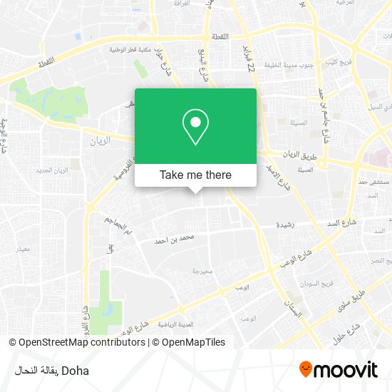 بقالة النحال map