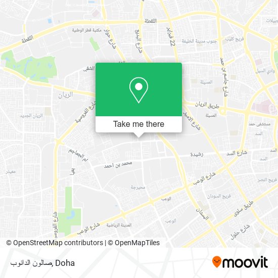 صالون الدانوب map