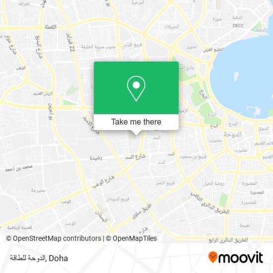الدوحة للطاقة map