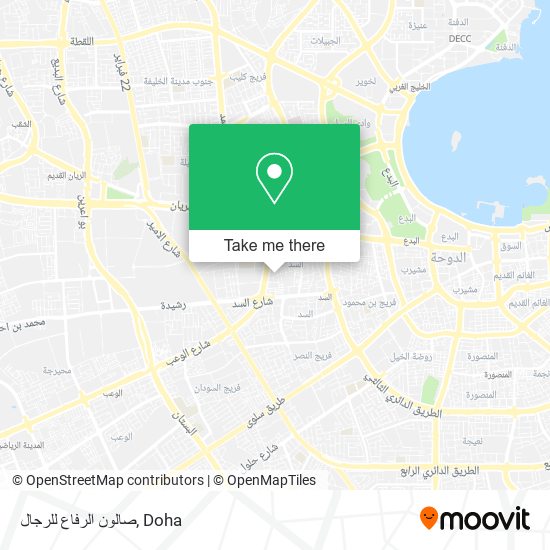 صالون الرفاع للرجال map
