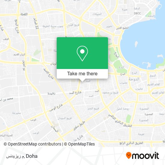 م ريزيدنس map