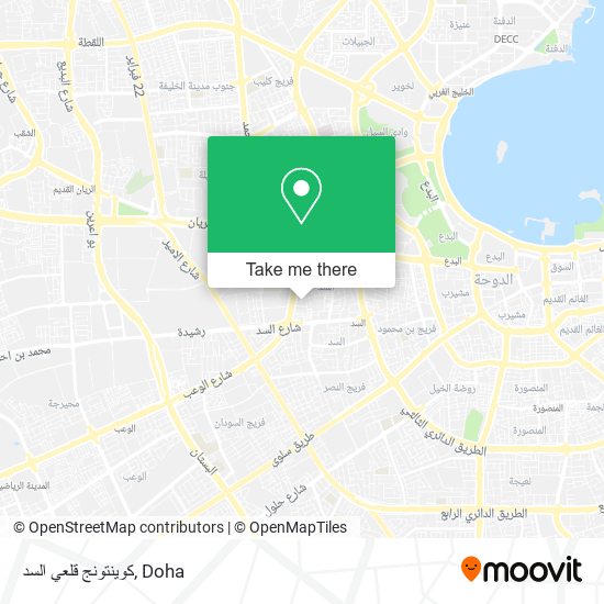 كوينتونج قلعي السد map
