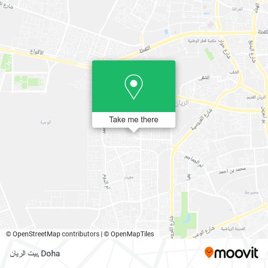 بيت الريان map
