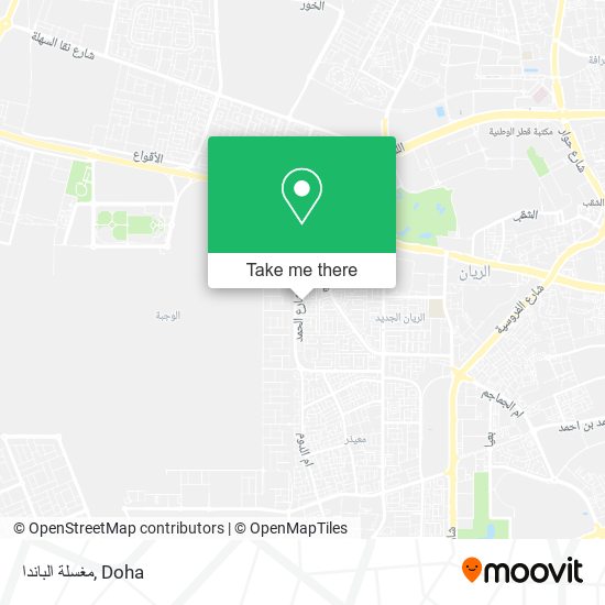 مغسلة الباندا map