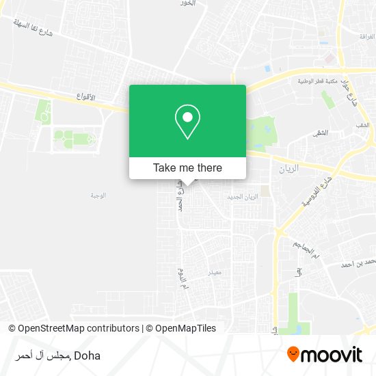 مجلس آل أحمر map