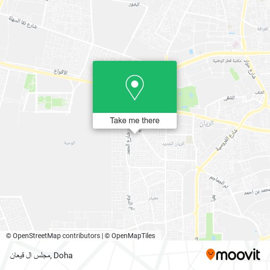 مجلس ال قيعان map