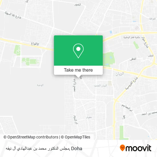 مجلس الدكتور محمد بن عبدالهادي آل نيفه map