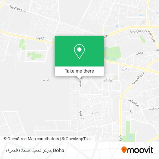 مركز تجميل السجادة الحمراء map