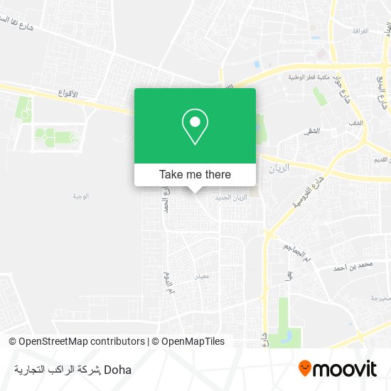 شركة الراكب التجارية map