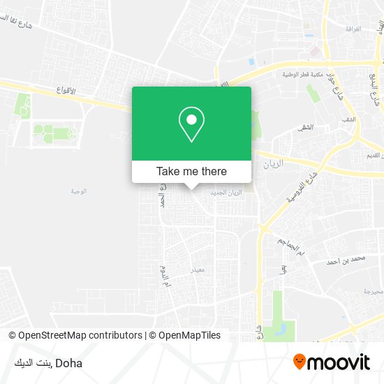 بنت الديك map