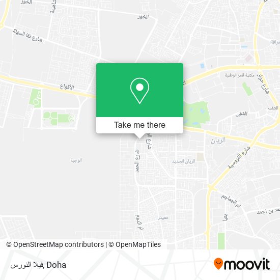 فيلا النورس map