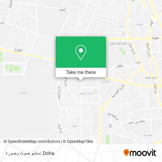 استديو صوت وصورة map