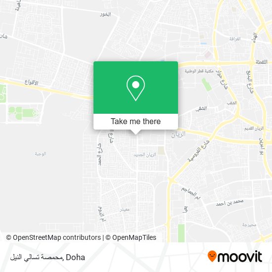 محمصة تسالي النيل map