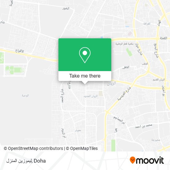ليموزين المنزل map