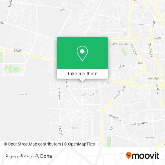 الحلويات السويسرية map