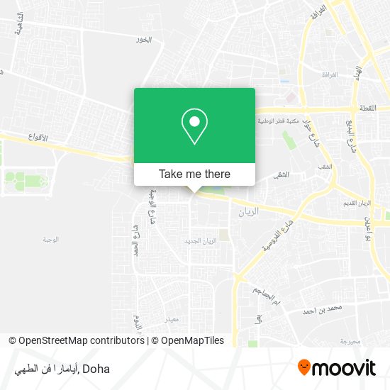 أيامارا فن الطهي map