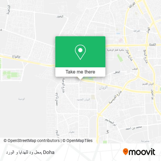 محل ود للهدايا و الورد map