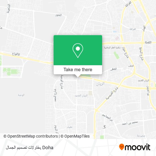 مقاولات تصميم الجمال map