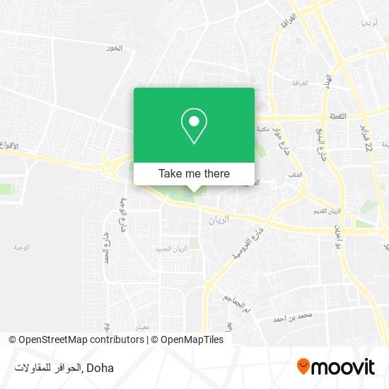 الحوافر للمقاولات map