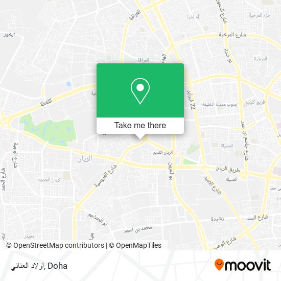 اولاد العناني map
