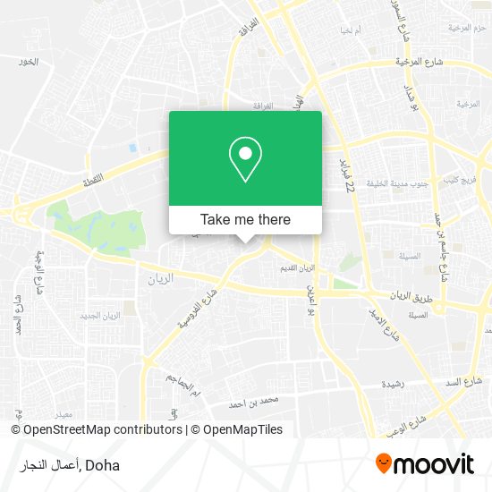 أعمال النجار map