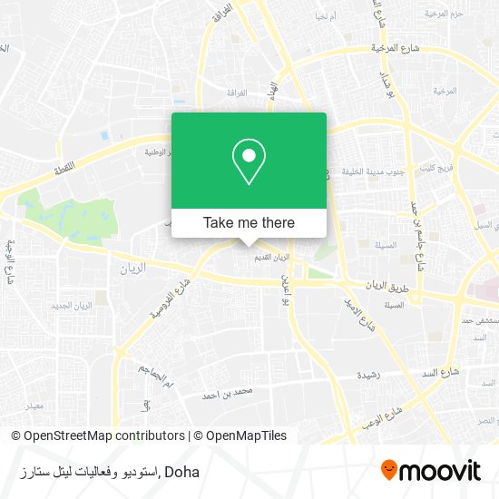 استوديو وفعاليات ليتل ستارز map