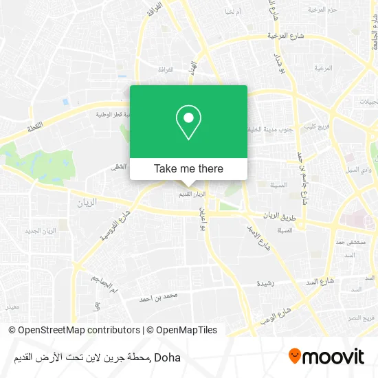 محطة جرين لاين تحت الأرض القديم map