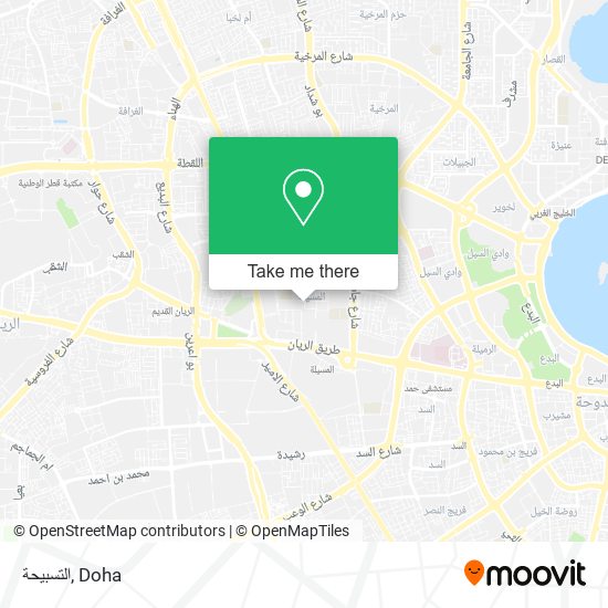 التسبيحة map