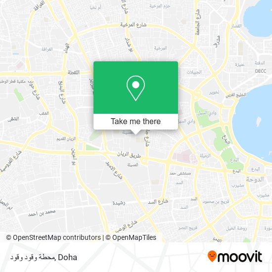 محطة وقود وقود map