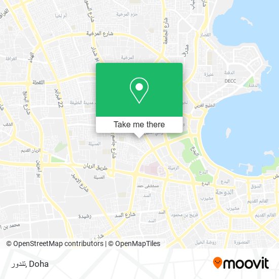 تندور map