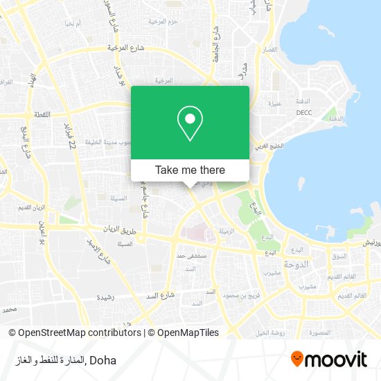 المنارة للنفط والغاز map