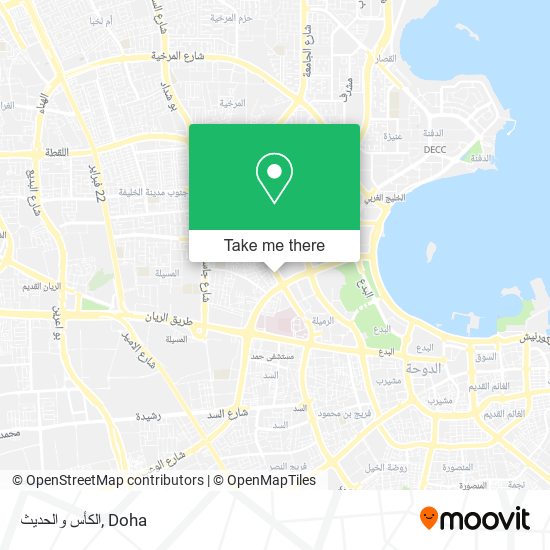 الكأس والحديث map