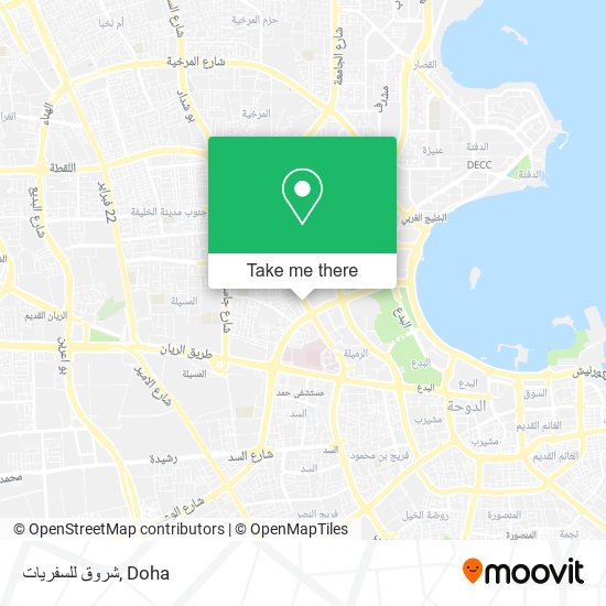 شروق للسفريات map