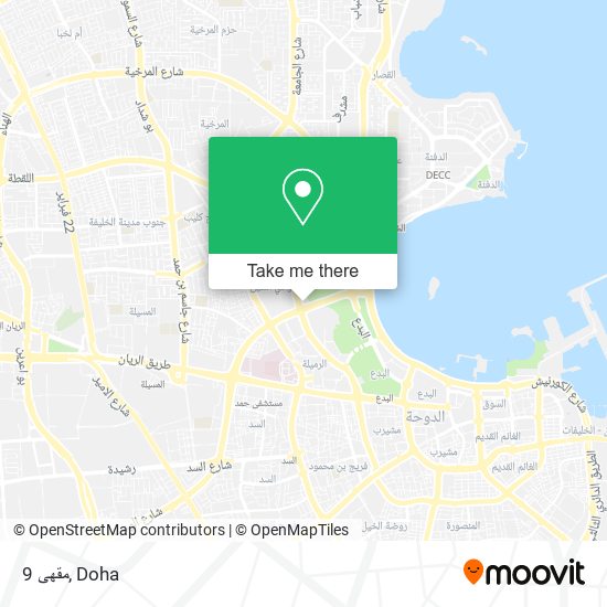 مقهى 9 map