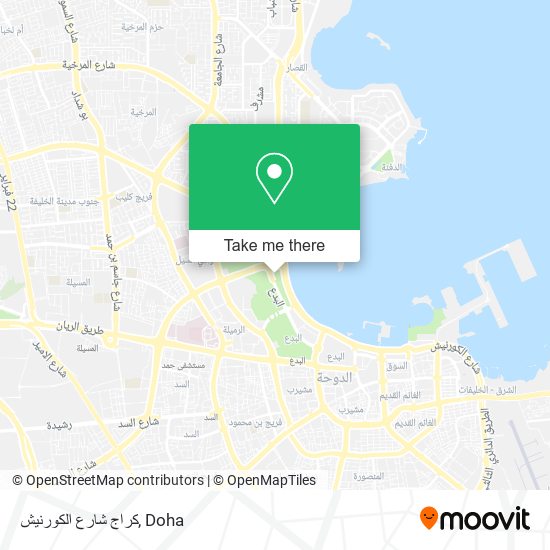 كراج شارع الكورنيش map