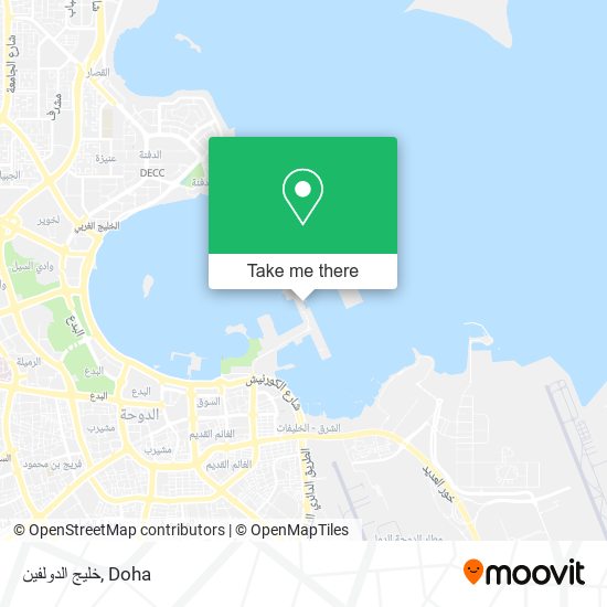 خليج الدولفين map